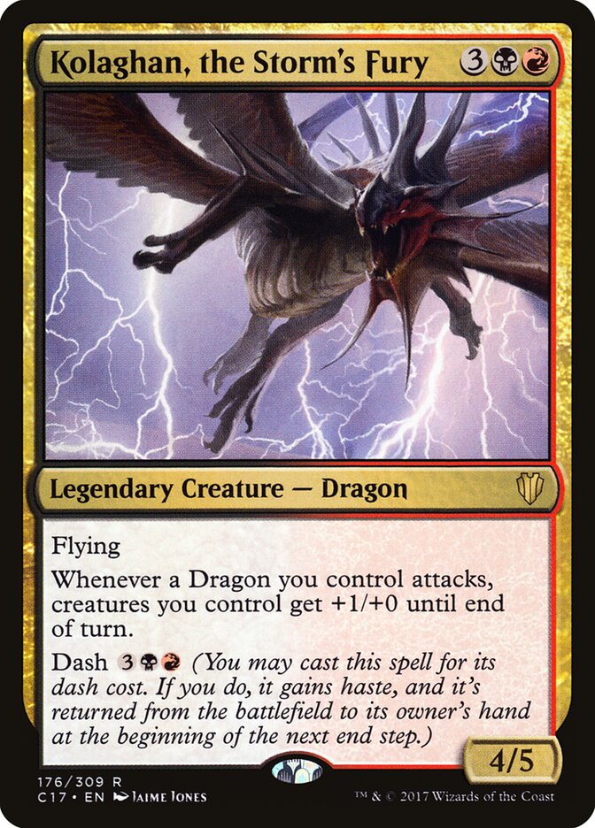 Kolaghan, Fúria da Tempestade / Kolaghan, the Storm's Fury - Magic: The Gathering - MoxLand