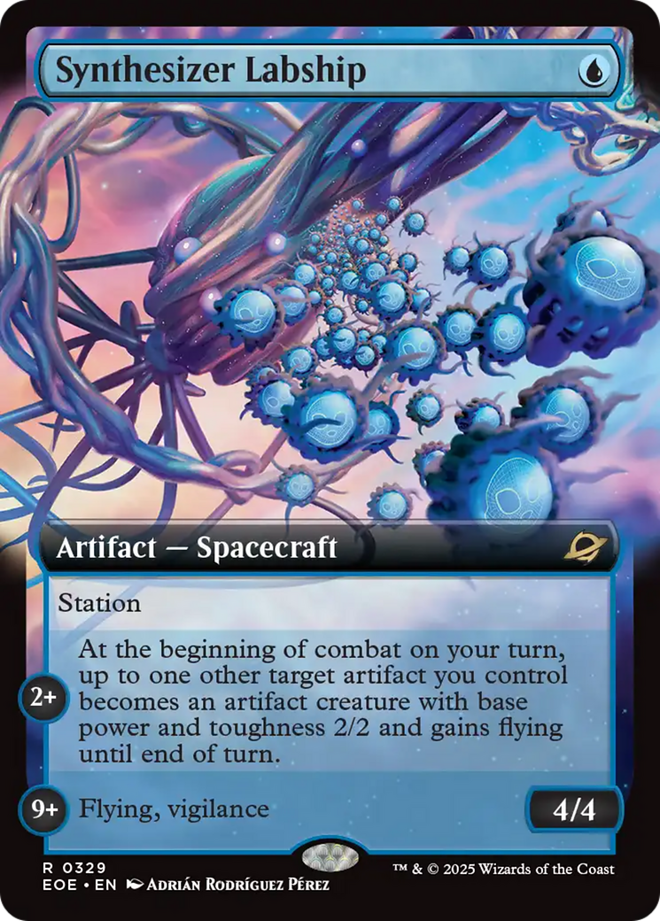 Nave-laboratório Sintetizadora / Synthesizer Labship - Magic: The Gathering - MoxLand