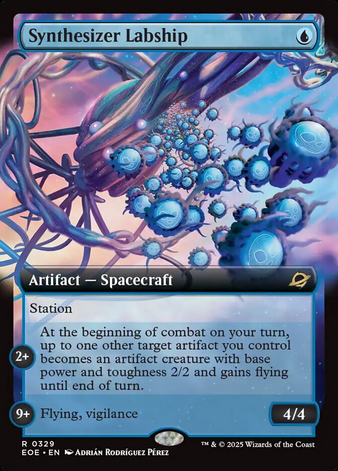 Nave-laboratório Sintetizadora / Synthesizer Labship - Magic: The Gathering - MoxLand