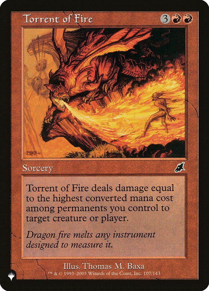 Torrente de Fogo / Torrent of Fire - Magic: The Gathering - MoxLand