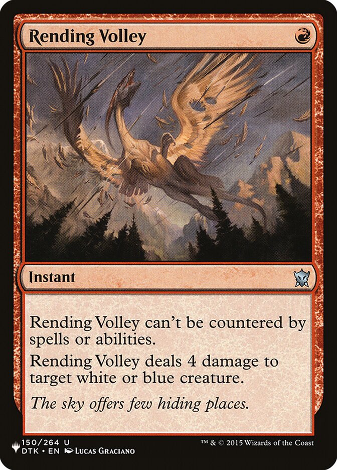 Saraivada Despedaçadora / Rending Volley - Magic: The Gathering - MoxLand