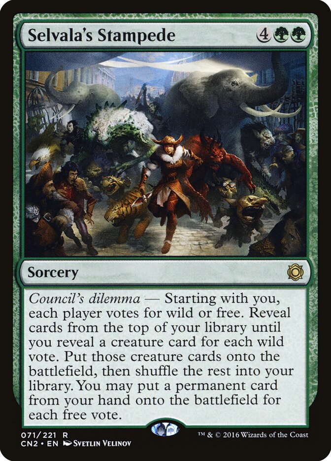Selvala's Stampede - Magic: The Gathering - MoxLand