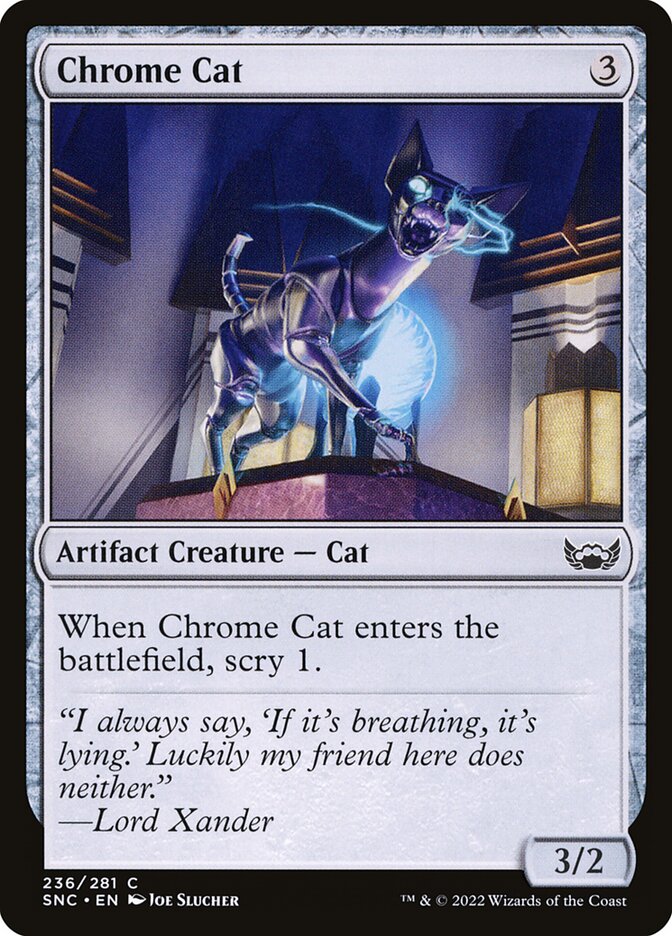 Gato Cromado / Chrome Cat - Magic: The Gathering - MoxLand
