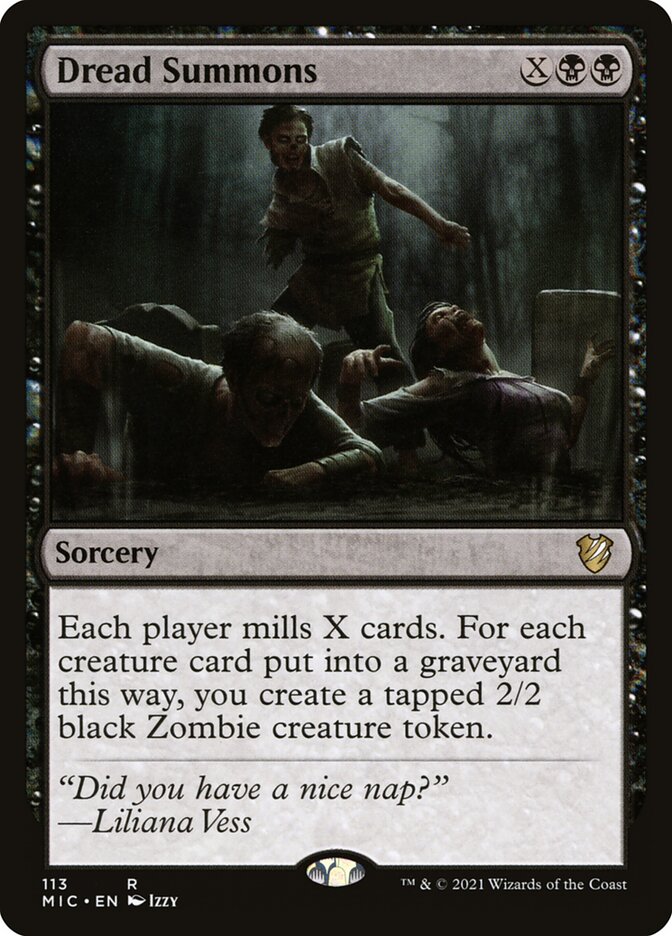 Invocações Pavorosas / Dread Summons - Magic: The Gathering - MoxLand