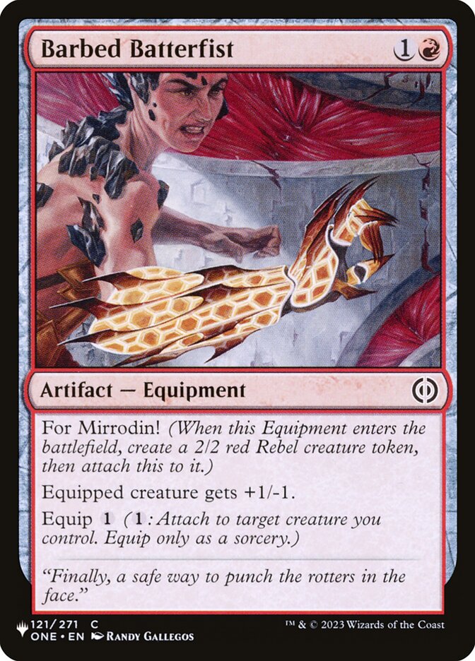 Punho Batedor Farpado / Barbed Batterfist - Magic: The Gathering - MoxLand