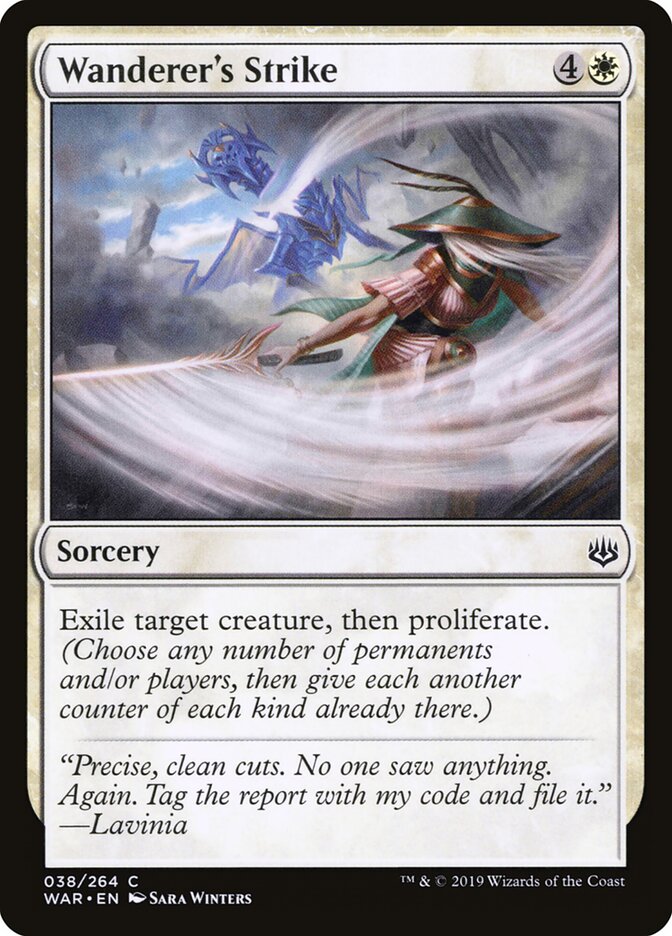 Golpe da Errante / Wanderer's Strike - Magic: The Gathering - MoxLand
