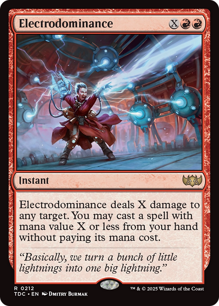 Eletrodominância / Electrodominance - Magic: The Gathering - MoxLand