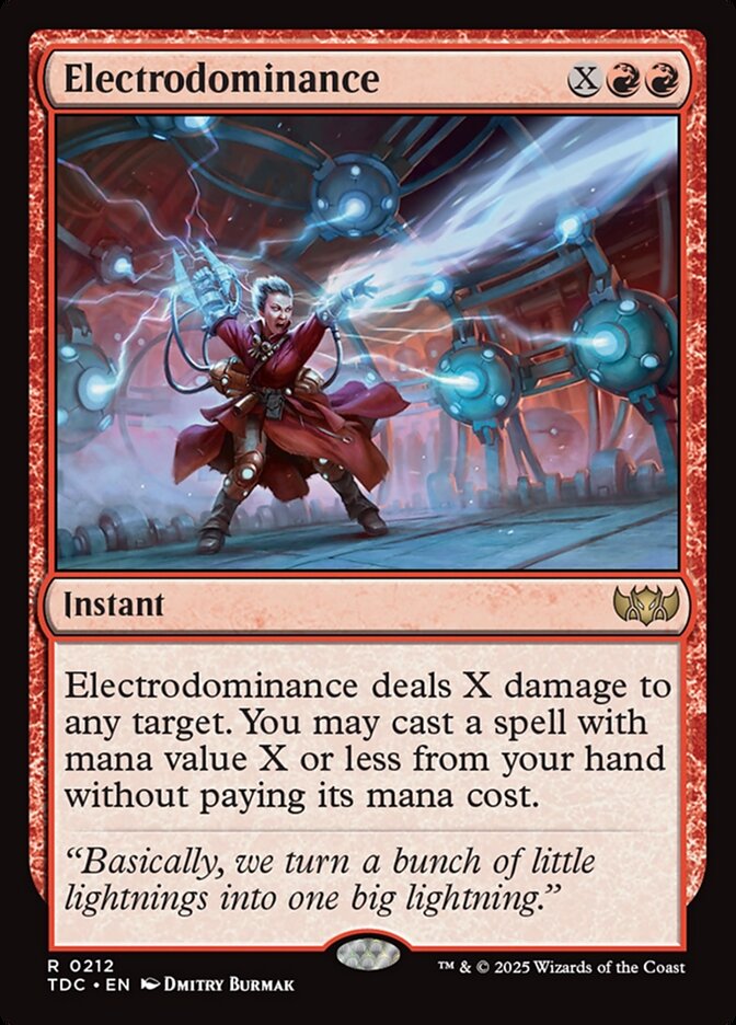 Eletrodominância / Electrodominance - Magic: The Gathering - MoxLand