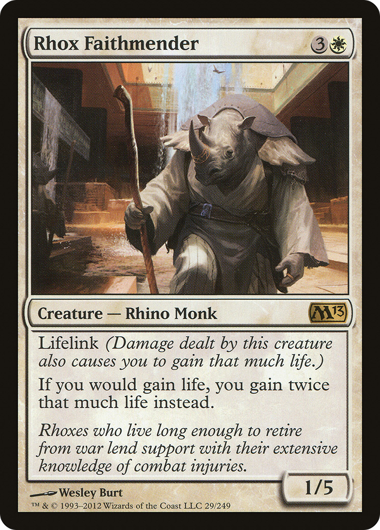 Rhox Remendador de Fé / Rhox Faithmender - Magic: The Gathering - MoxLand