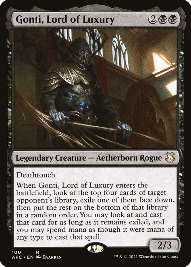 Gonti, Senhor da Opulência / Gonti, Lord of Luxury - Magic: The Gathering - MoxLand