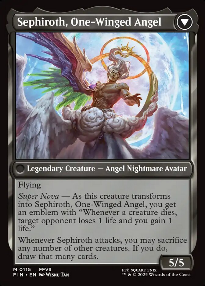 Sephiroth, SOLDIER Lendário / Sephiroth, Fabled SOLDIER - Magic: The Gathering - MoxLand
