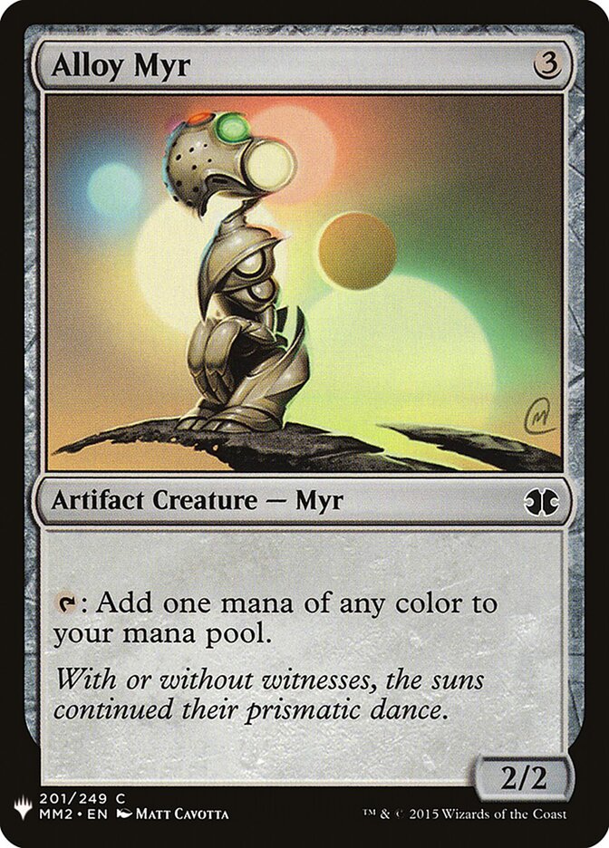 Myr de Liga / Alloy Myr - Magic: The Gathering - MoxLand