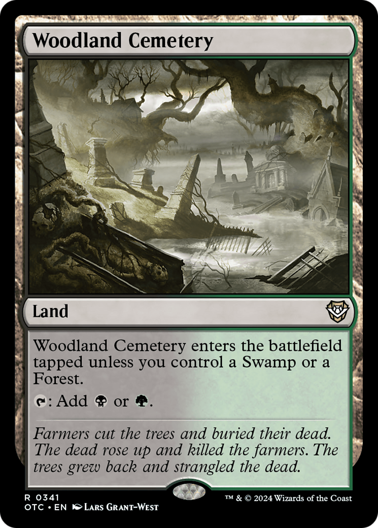 Cemitério da Floresta / Woodland Cemetery - Magic: The Gathering - MoxLand