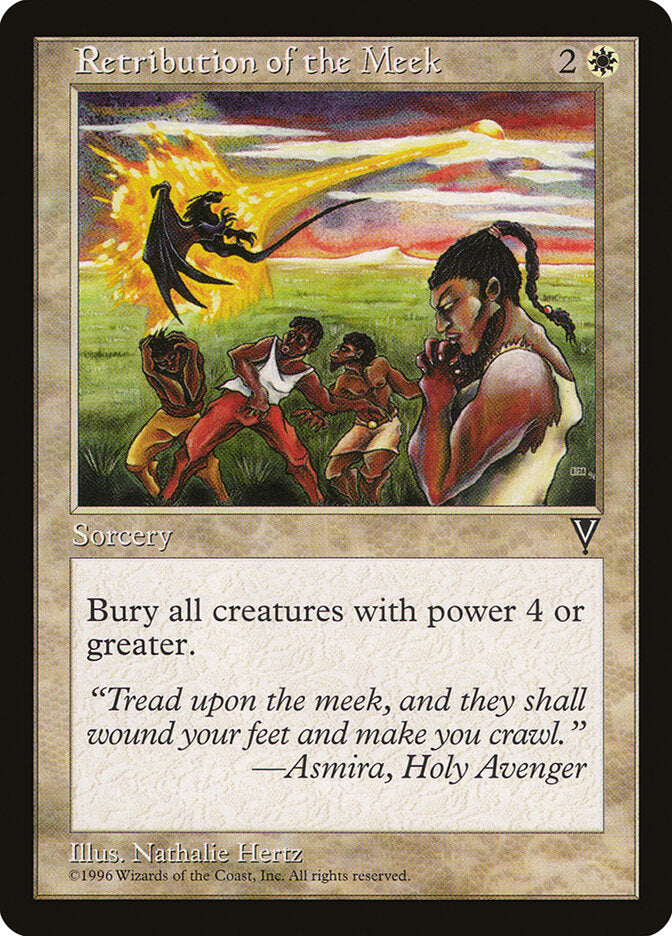 Desforra dos Humildes / Retribution of the Meek - Magic: The Gathering - MoxLand