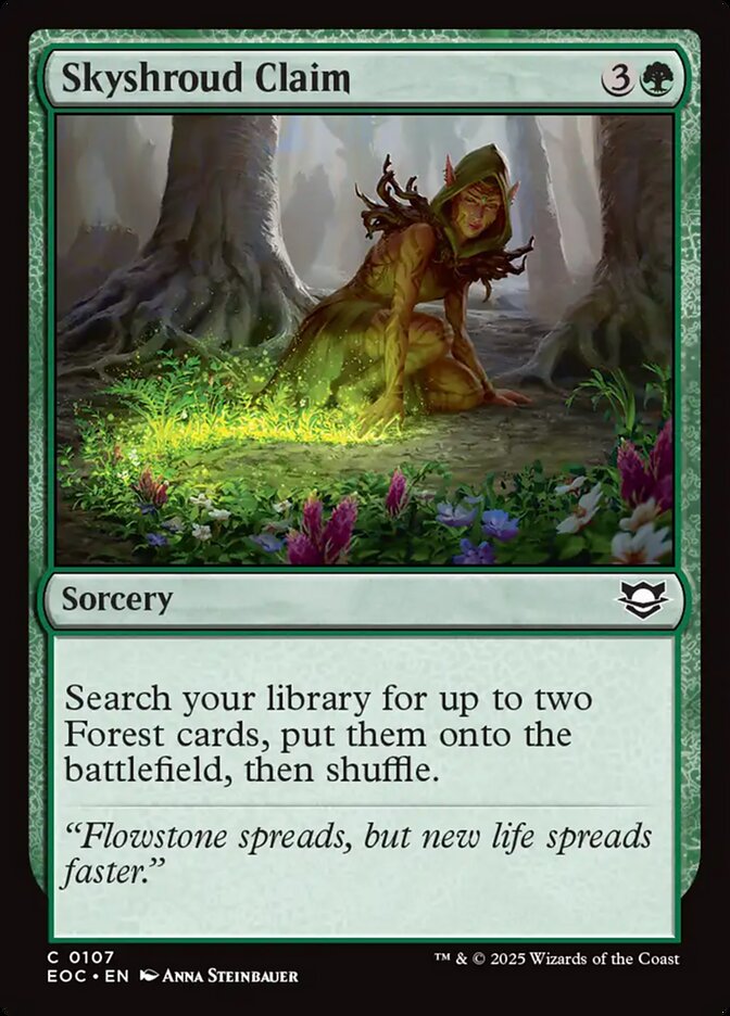 Reivindicação de Skyshroud / Skyshroud Claim - Magic: The Gathering - MoxLand