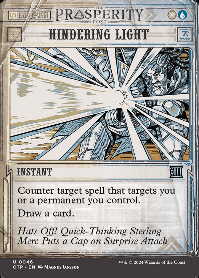 Luz Obstruidora / Hindering Light - Magic: The Gathering - MoxLand