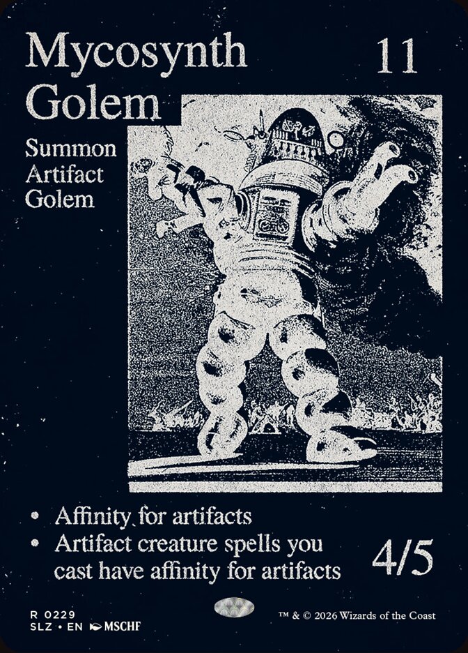 Golem Micossintetizador / Mycosynth Golem - Magic: The Gathering - MoxLand