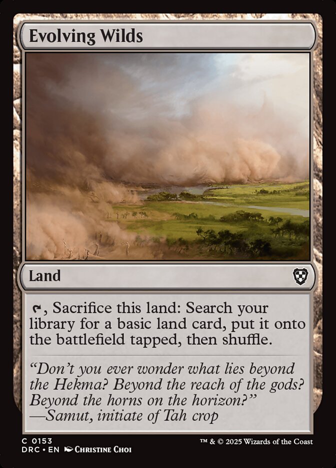 Terras em Desenvolvimento / Evolving Wilds - Magic: The Gathering - MoxLand