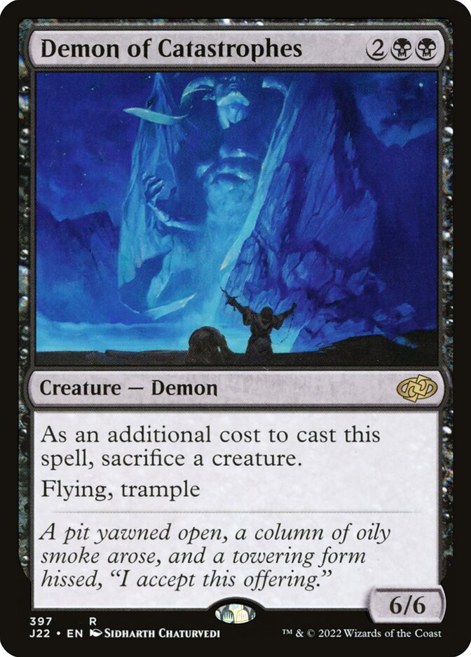 Demônio das Catástrofes / Demon of Catastrophes - Magic: The Gathering - MoxLand