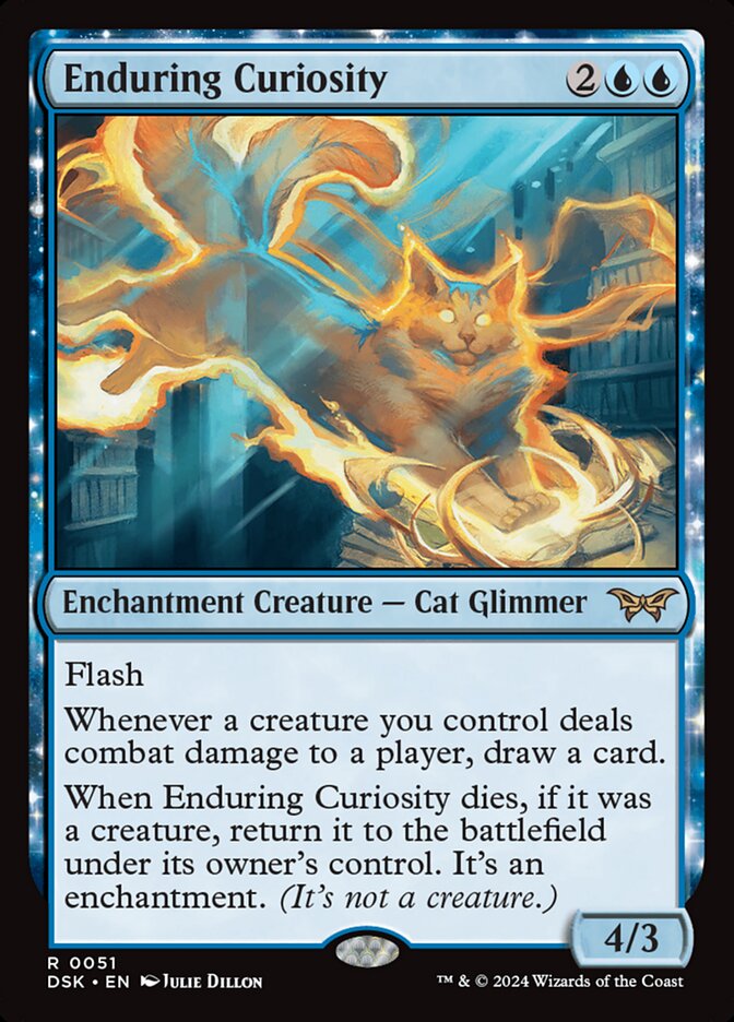 Curiosidade Perene / Enduring Curiosity - Magic: The Gathering - MoxLand