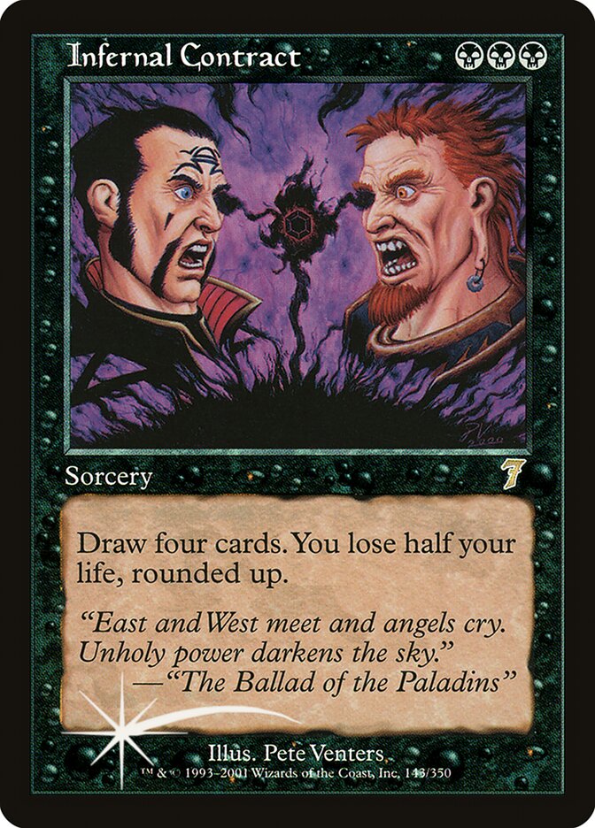 Contrato Infernal / Infernal Contract - Magic: The Gathering - MoxLand