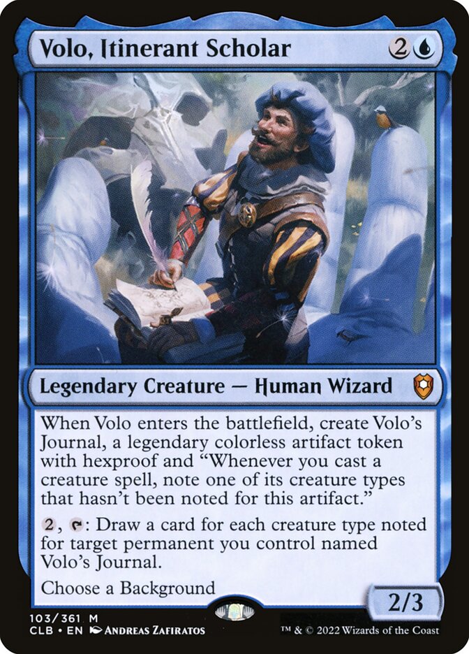 Volo, Erudito Itinerante / Volo, Itinerant Scholar - Magic: The Gathering - MoxLand