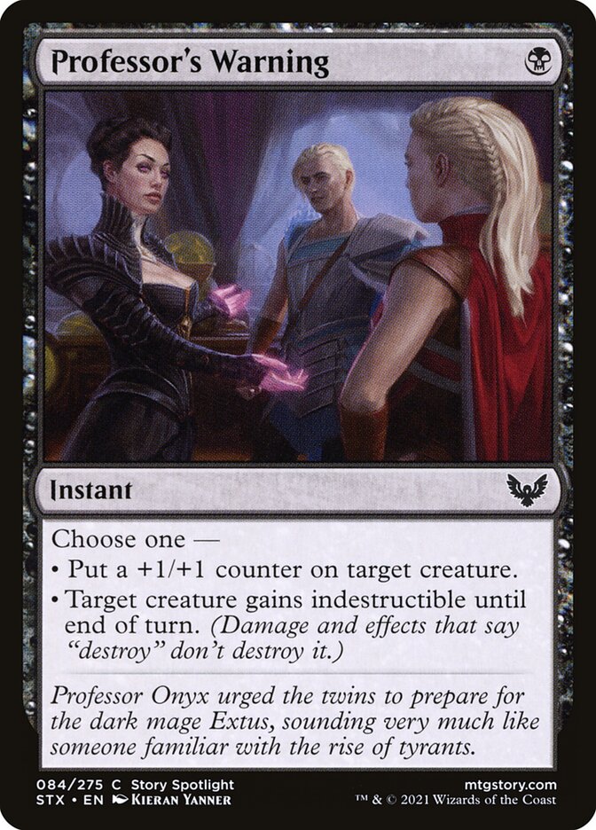 Advertência da Professora / Professor's Warning - Magic: The Gathering - MoxLand