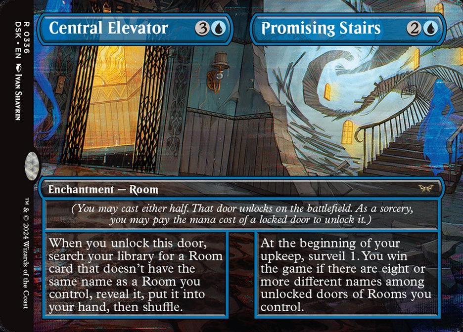 Elevador Central / Escadas Promissoras / Central Elevator / Promising Stairs - Magic: The Gathering - MoxLand