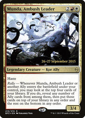 Munda, Líder de Emboscadas / Munda, Ambush Leader - Magic: The Gathering - MoxLand