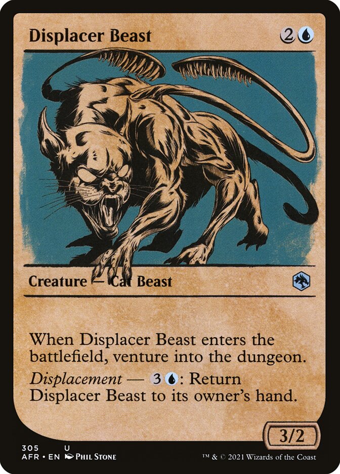Pantera Deslocadora / Displacer Beast - Magic: The Gathering - MoxLand