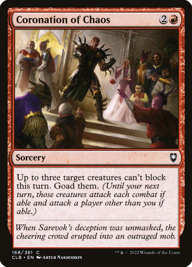 Coroação do Caos / Coronation of Chaos - Magic: The Gathering - MoxLand