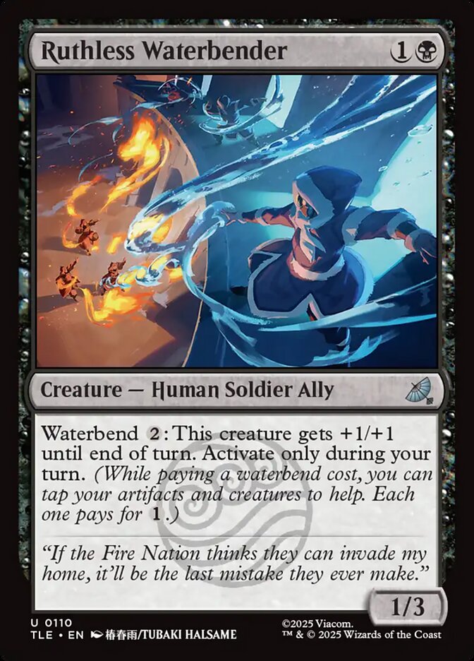 Dobrador de Água Inclemente / Ruthless Waterbender - Magic: The Gathering - MoxLand