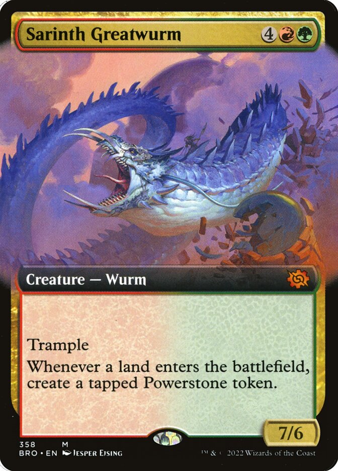 Megavorme de Sarinth / Sarinth Greatwurm - Magic: The Gathering - MoxLand