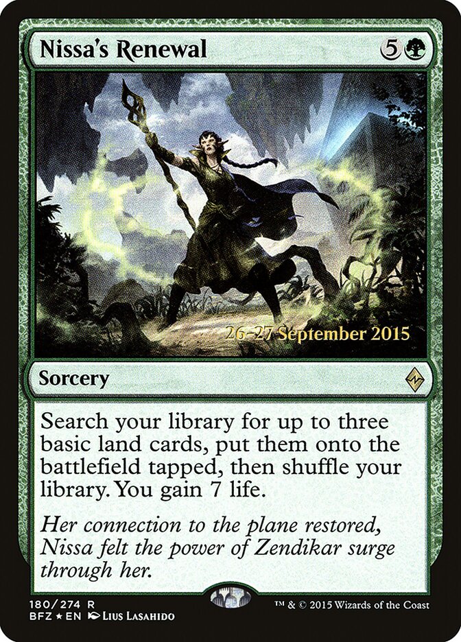 Renovação de Nissa / Nissa's Renewal - Magic: The Gathering - MoxLand