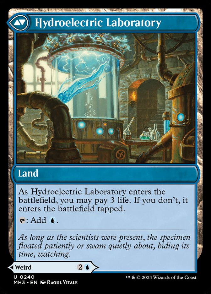 Espécime Hidroelétrico / Hydroelectric Specimen - Magic: The Gathering - MoxLand