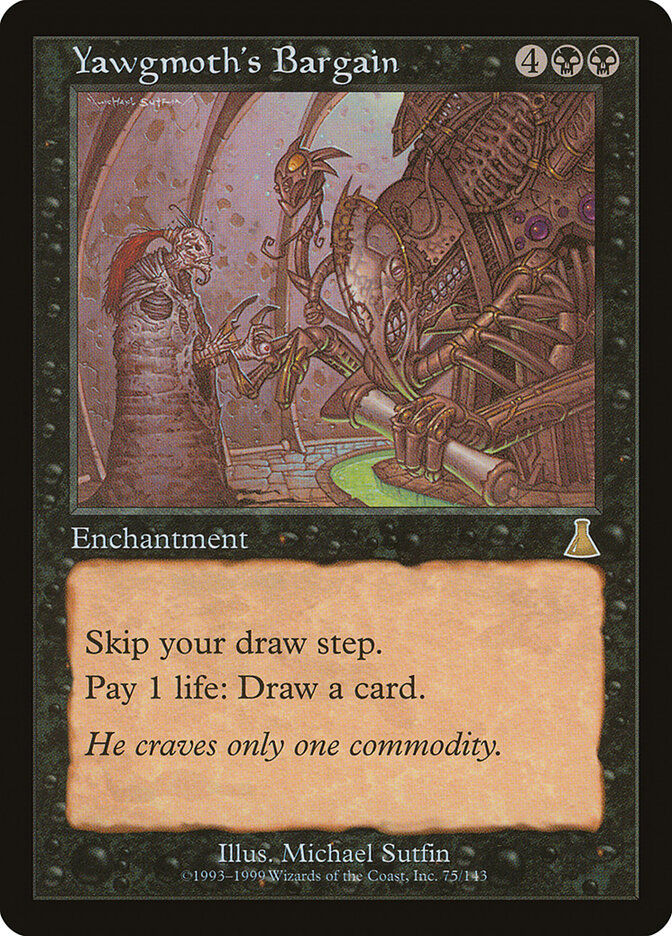 Barganha de Yawgmoth / Yawgmoth's Bargain - Magic: The Gathering - MoxLand