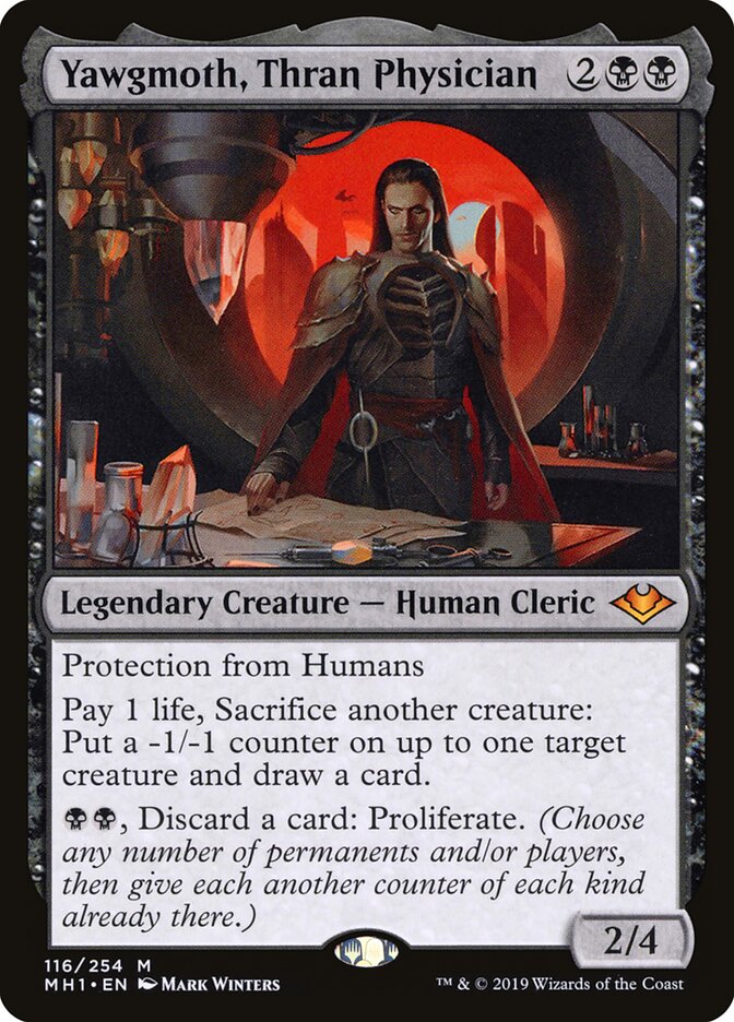 Yawgmoth, Médico de Thran / Yawgmoth, Thran Physician - Magic: The Gathering - MoxLand