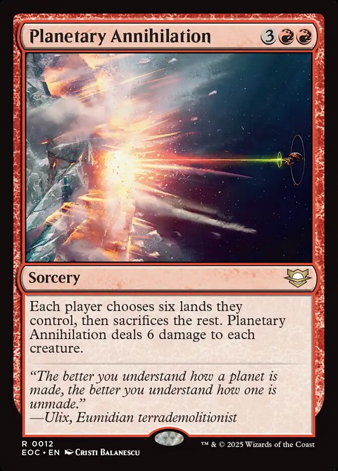 Planetary Annihilation - Magic: The Gathering - MoxLand