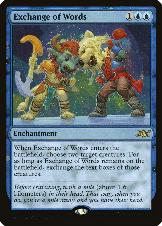Exchange of Words - Magic: The Gathering - MoxLand