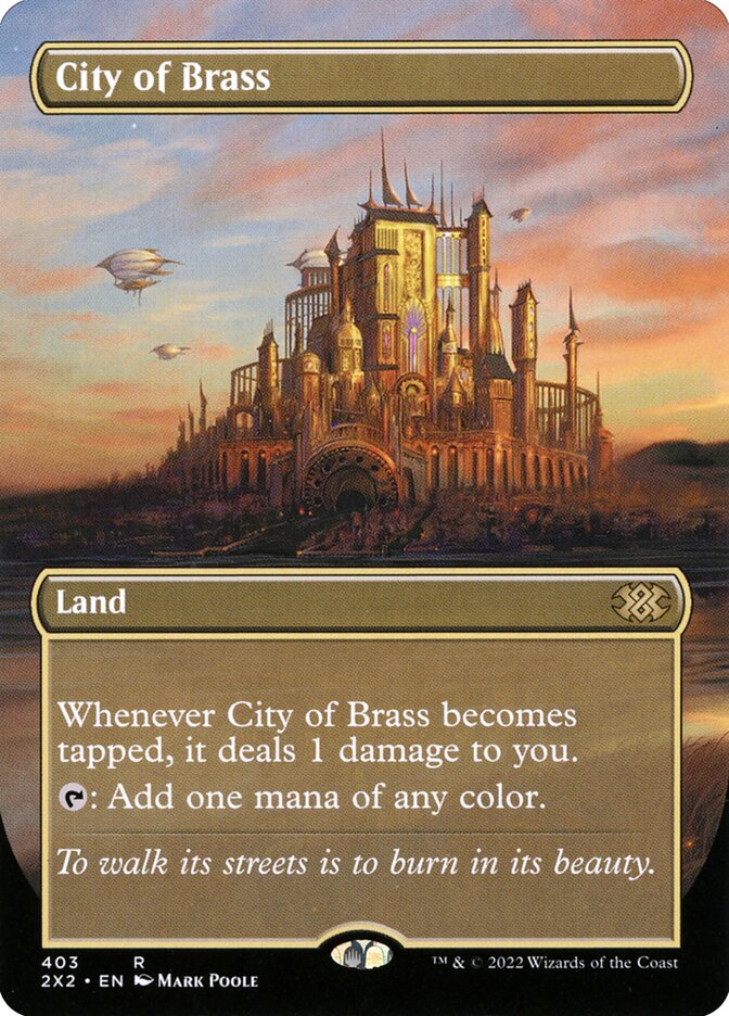 Cidade de Bronze / City of Brass - Magic: The Gathering - MoxLand