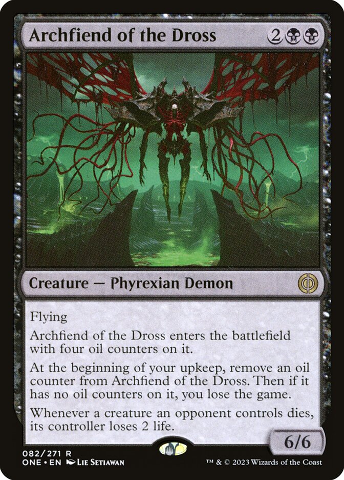 Arquidemônio de Dross / Archfiend of the Dross - Magic: The Gathering - MoxLand