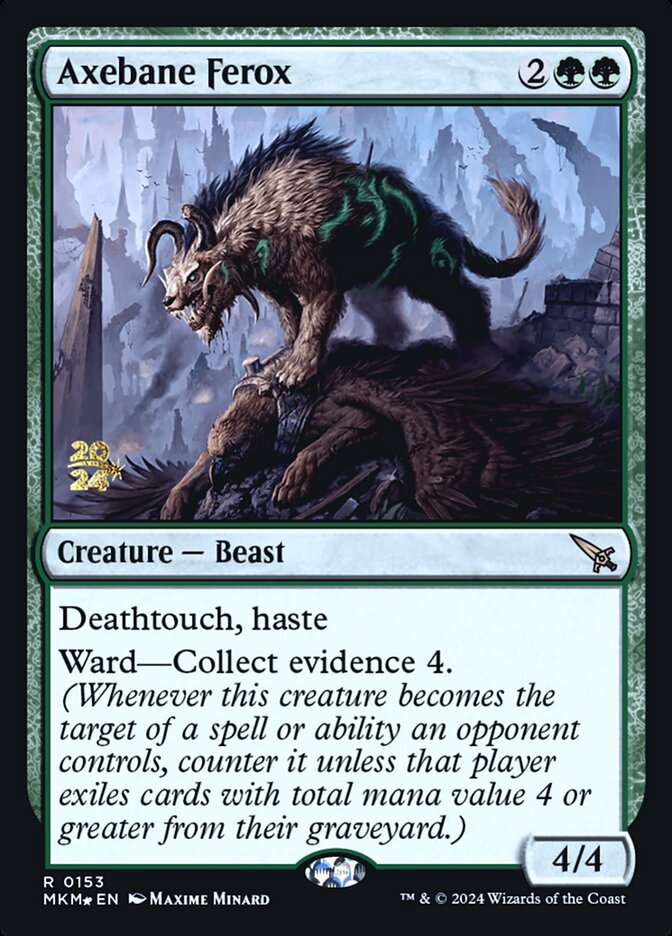 Ferox da Danação dos Machados / Axebane Ferox - Magic: The Gathering - MoxLand