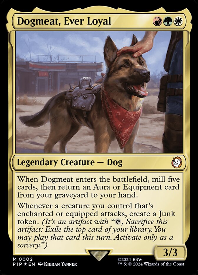 Dogmeat, Sempre Leal / Dogmeat, Ever Loyal - Magic: The Gathering - MoxLand