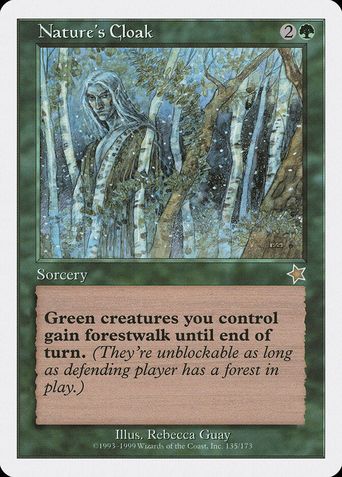 Nature's Cloak - Magic: The Gathering - MoxLand