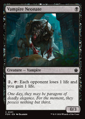 Neófito Vampiro / Vampire Neonate - Magic: The Gathering - MoxLand