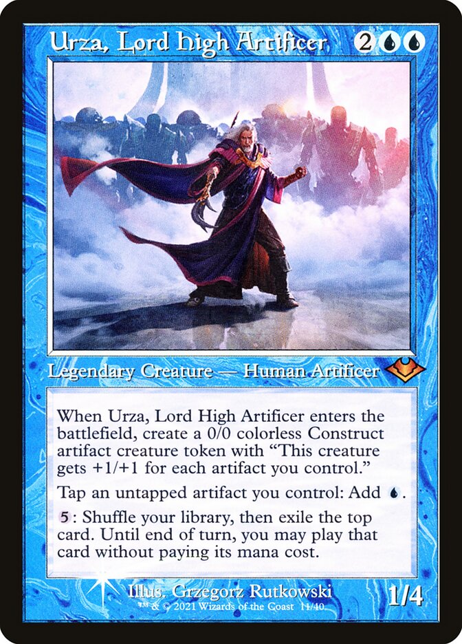 Urza, Grão-lorde Artífice / Urza, Lord High Artificer - Magic: The Gathering - MoxLand