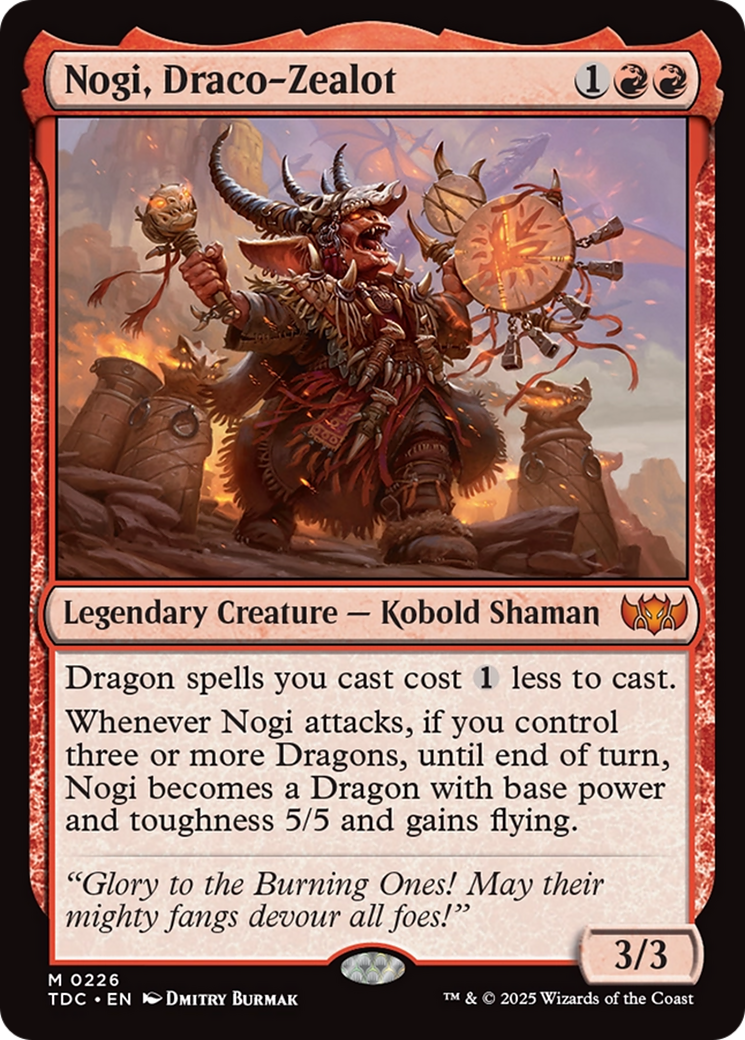 Nogi, Draco-Zealot / Nogi, Draco-Zealot - Magic: The Gathering - MoxLand