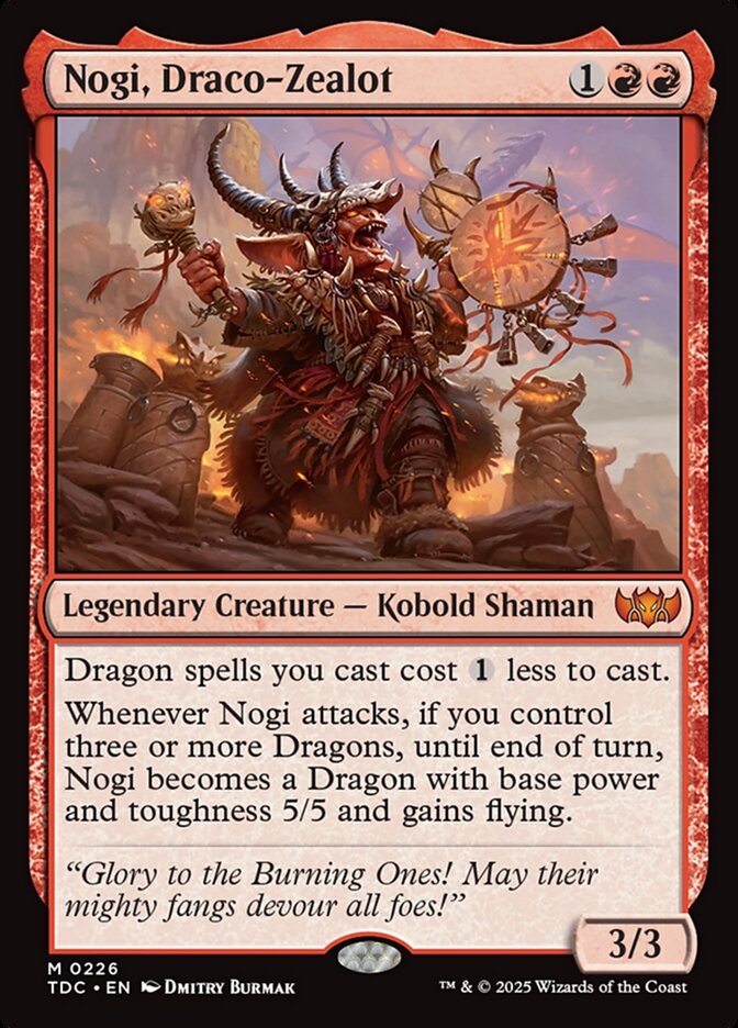 Nogi, Draco-Zealot / Nogi, Draco-Zealot - Magic: The Gathering - MoxLand
