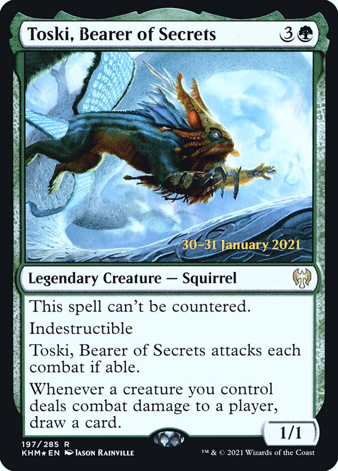 Toski, Portador dos Segredos / Toski, Bearer of Secrets - Magic: The Gathering - MoxLand