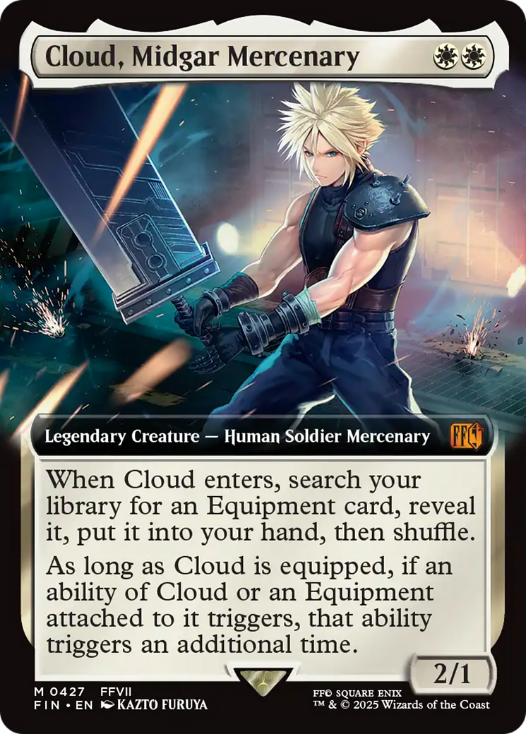 Cloud, Mercenário de Midgar / Cloud, Midgar Mercenary - Magic: The Gathering - MoxLand